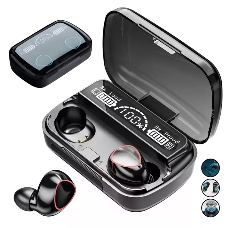 Fone De Ouvido Sem Fio M10 V5.3 Bluetooth Display Touch Android e Iphone