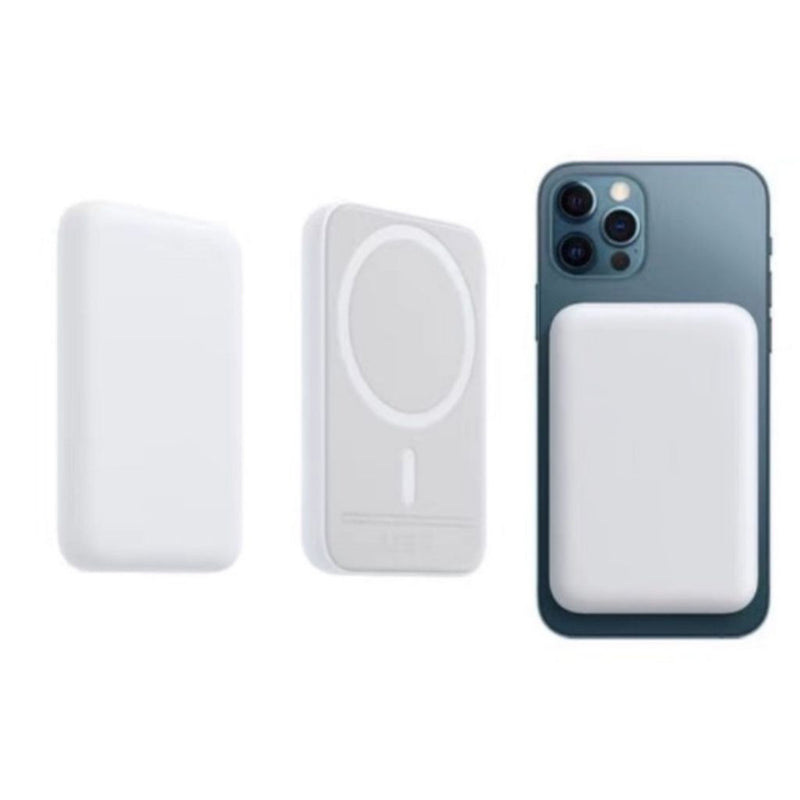Carregador Portátil 5000Mah Magsafe Indução iPhone Apple Sem fio Bateria Carga Power Bank