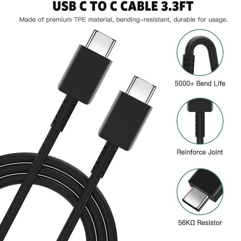 Carregador Turbo 45W Carregar Super Rápido USB C+Cabo Tipo C