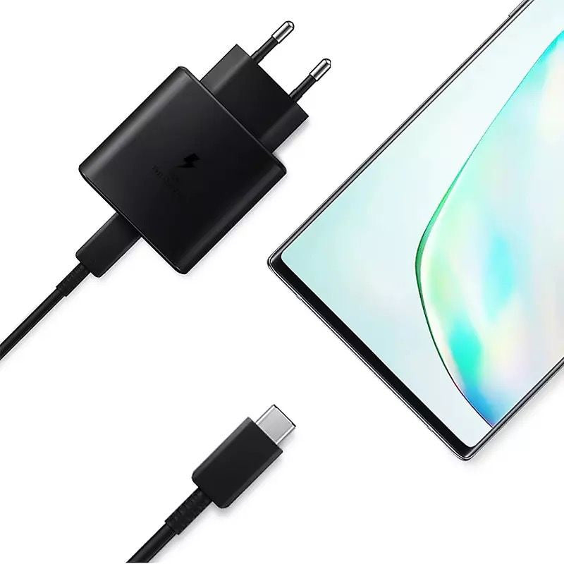 Carregador Turbo 45W Carregar Super Rápido USB C+Cabo Tipo C