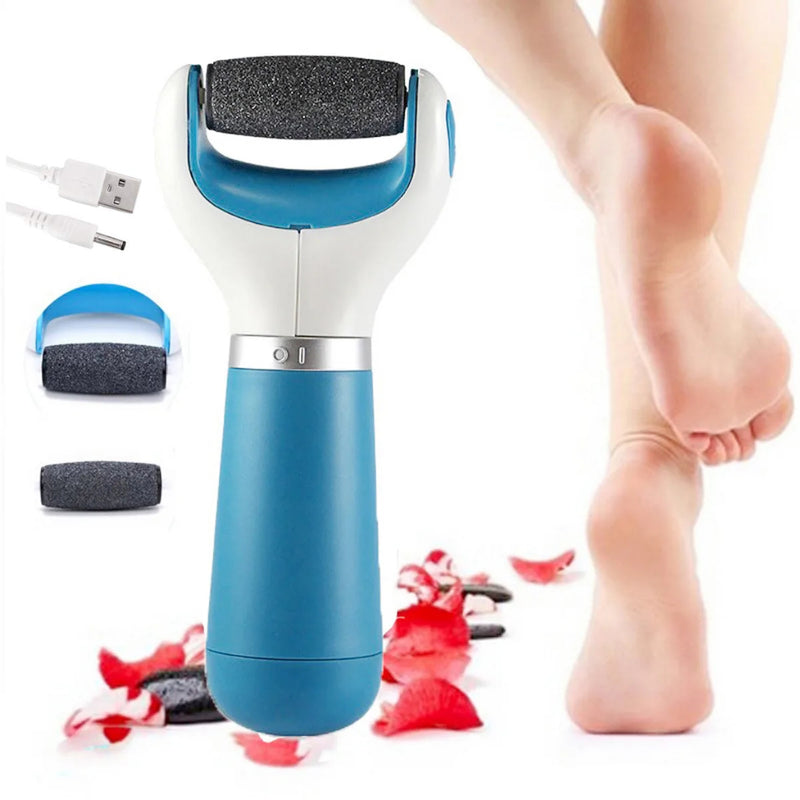 Esfoliador Lixador Ralador de Pé Rápido Removedor de Calos Lixa Elétrica USB
