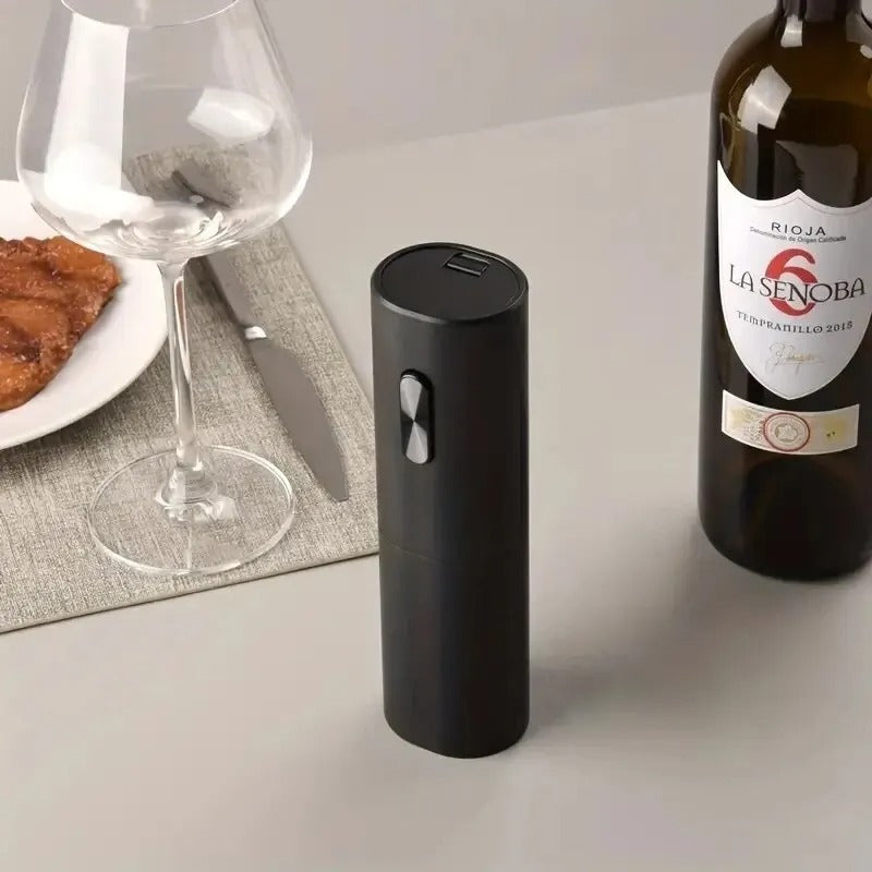 Abridor de Garrafa Saca-Rolhas Elétrico Automático para Garrafas de Vinho