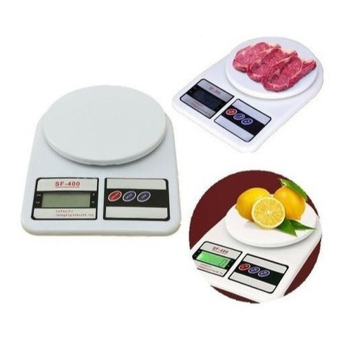 Balança Cozinha Digital 10kg Alta Precisão Dieta e Nutrição Marmitas