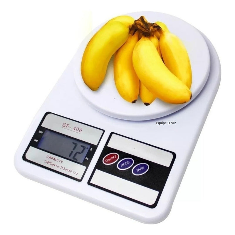 Balança Cozinha Digital 10kg Alta Precisão Dieta e Nutrição Marmitas