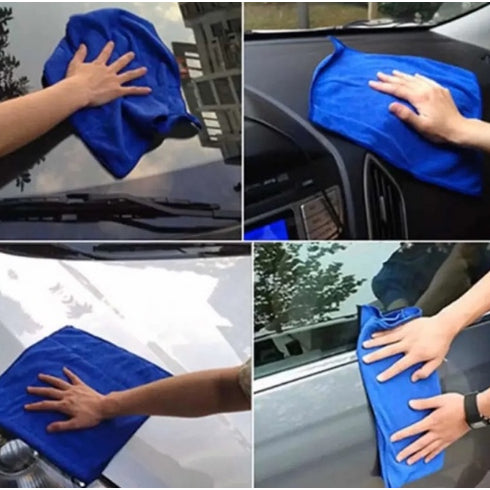 Kit 5 Panos Microfibra Uso Doméstico e Automotivo