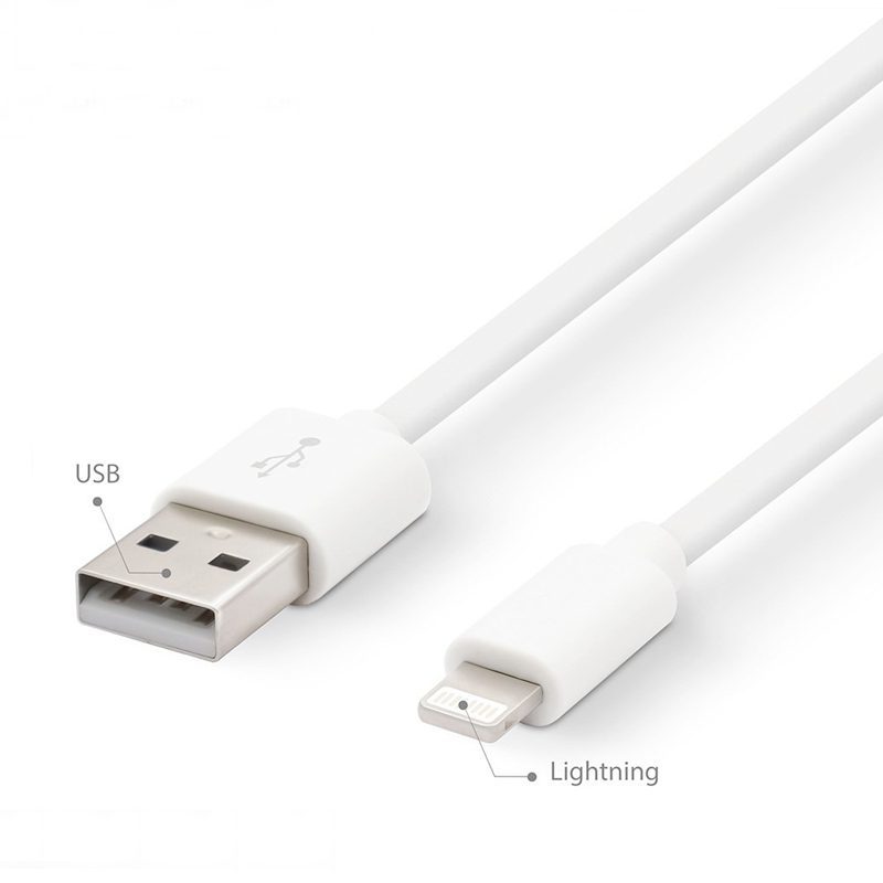 Cabo para Celular Iphone USB Tipo Lightning 2 Metros Carregamento Rápido Transferência de Dados