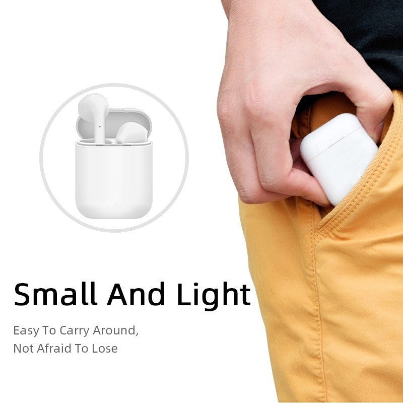 Fone de ouvido i12 Tws Bluetooth 5.0 Com Microfone Para IOS Android Recarregável Sem Fio