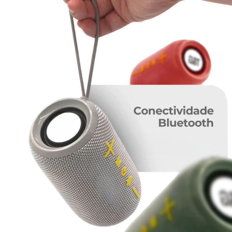 Caixa De Som Bluetooth 5.0 Portátil Resistente Dágua 10w Potente KAPBOM - KA-8438