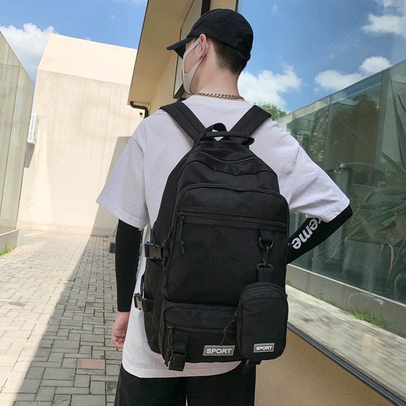 Mochila de Costas Unissex Acompanha BAG Resistente Durável Treino Trabalho Escola
