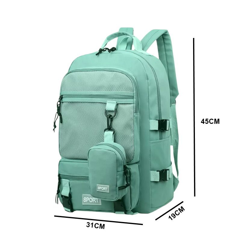 Mochila de Costas Unissex Acompanha BAG Resistente Durável Treino Trabalho Escola