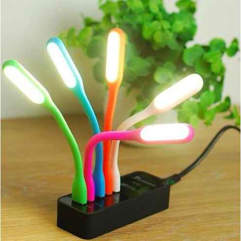 Mini Lanterna Luminária Led Usb Portátil Notebook Leitura