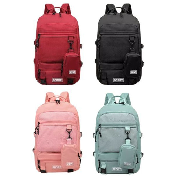 Mochila de Costas Unissex Acompanha BAG Resistente Durável Treino Trabalho Escola