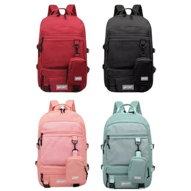 Mochila de Costas Unissex Acompanha BAG Resistente Durável Treino Trabalho Escola