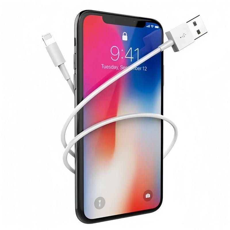 Cabo Para Carregador de Celular iPhone USB Para Lightning 1 Metro
