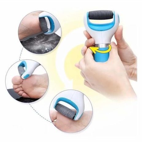 Esfoliador Lixador Ralador de Pé Rápido Removedor de Calos Lixa Elétrica USB