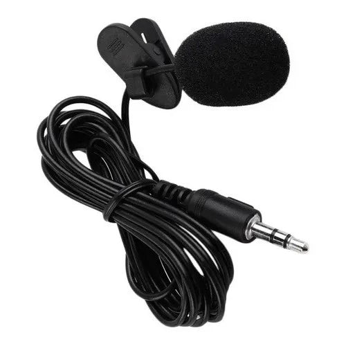 Microfone De Lapela Lavalier Plug P2 Profissional Celular Smartphone PC Notebook Gravador de Voz