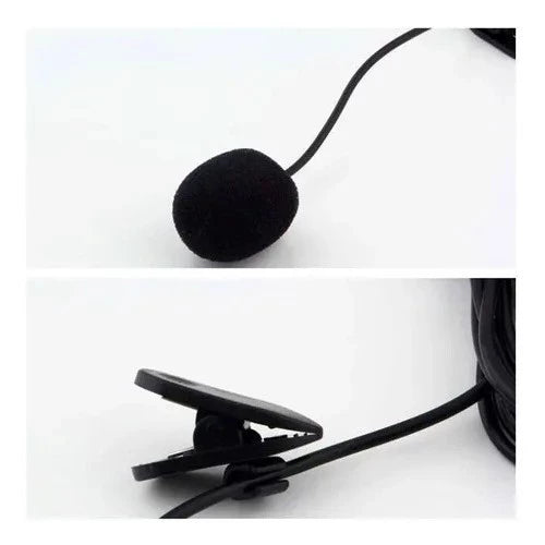 Microfone De Lapela Lavalier Plug P2 Profissional Celular Smartphone PC Notebook Gravador de Voz