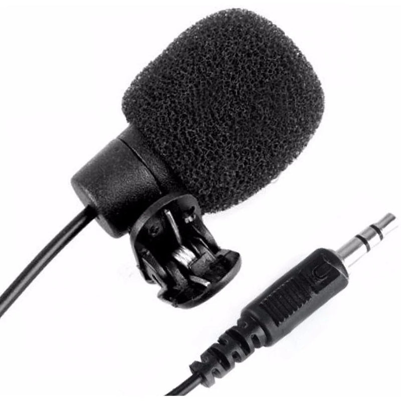 Microfone De Lapela Lavalier Plug P2 Profissional Celular Smartphone PC Notebook Gravador de Voz