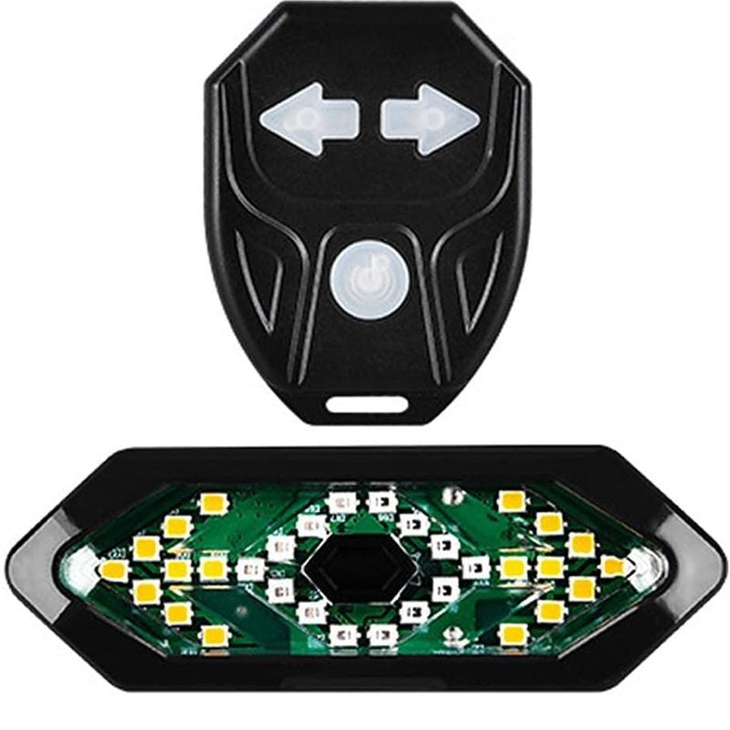 Lanterna Traseira Bike Com Seta e Controle Remoto para bicicleta